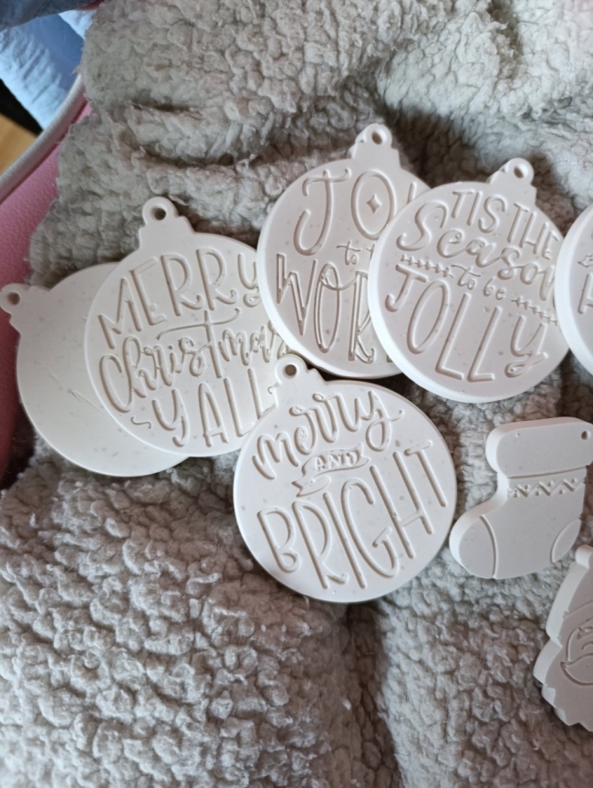 Décoration boule de Noel à peindre