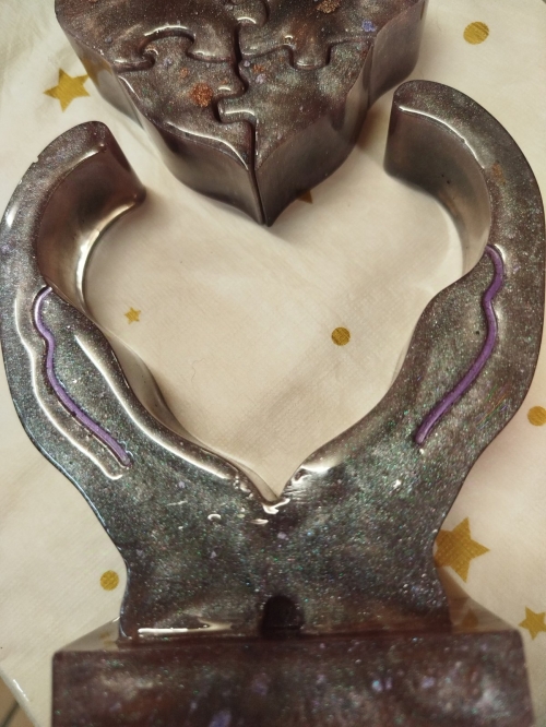 Décoration Coeur en puzzle