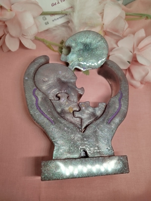 Décoration Coeur en puzzle