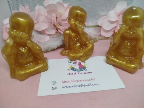 3 moines bouddha
