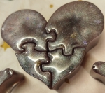 Décoration Coeur en puzzle