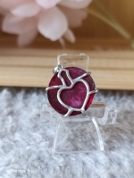 Pendentif rouge vif 